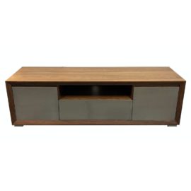 B-Modern Esquire Walnut Media Stand. Original Price: $1,600