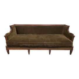 Custom Design Mohair Bergere Daybed Sofa