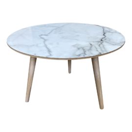 BoConcept Bornholm Faux White Marble Coffee Table