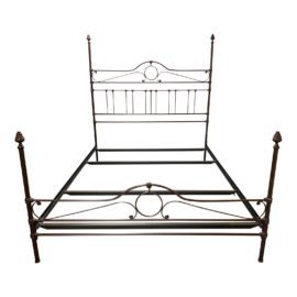 California King Custom Cast Metal Bed Frame