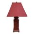 Frederick Cooper Red Crackle Finish Table Lamp