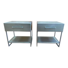 CB2 Proof Nightstands- a Pair. Original Price: $400