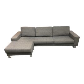 BoConcept Two Piece Gray Chaise Sofa