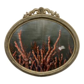 Linda Cosgrove Custom Framed Coral Painting. Original Price: $10,000