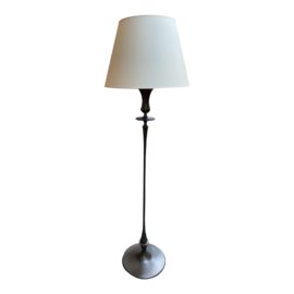 Moroccan Black Brass Floor Lamp