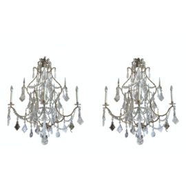 Dennis & Leen Custom 5-Light Chandeliers - a Pair. Original Price: $20,100