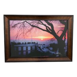 Custom Framed Pari Canvas Print Numbered 46/50 Signed by Artist Kirk E.