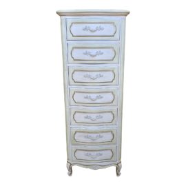 1980's Thomasville Seven Drawer French Provincial Chest of Drawers