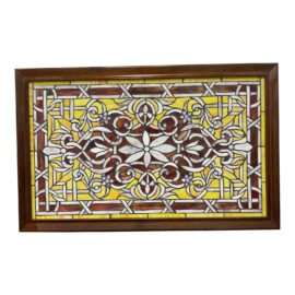 Stained Glass Window Panel Wall Hanging