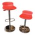 BRF Leo Adjustable Swivel Bar Stools, a Pair. Original Price: $699