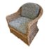 Coastal Wicker Chair + Cushions