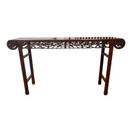 Asian Rosewood Console Table