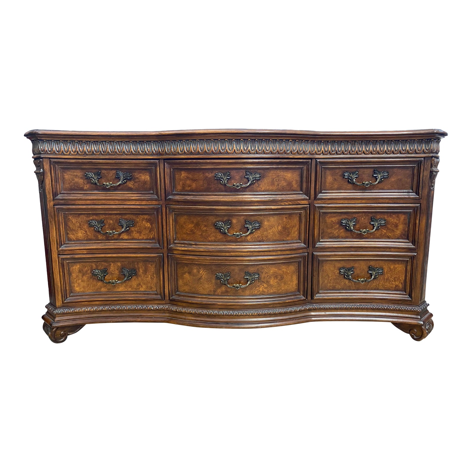 Drexel Heritage Furniture Nine Drawer Dresser. Original Price