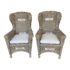 Restoration Hardware Bar Harbour All-Weather Outdoor Arm Chairs- a Pair