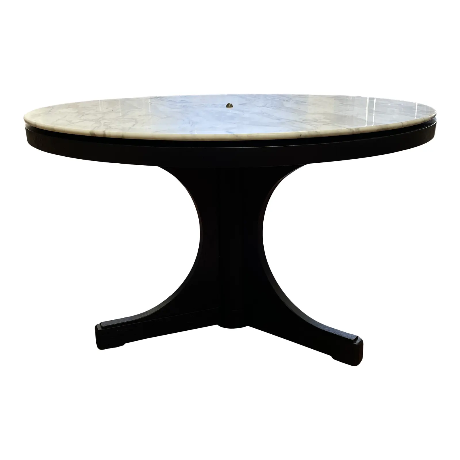 NEW Restoration Hardware Marble + Wood Turn Dining Table. Original Price: $4,310.00