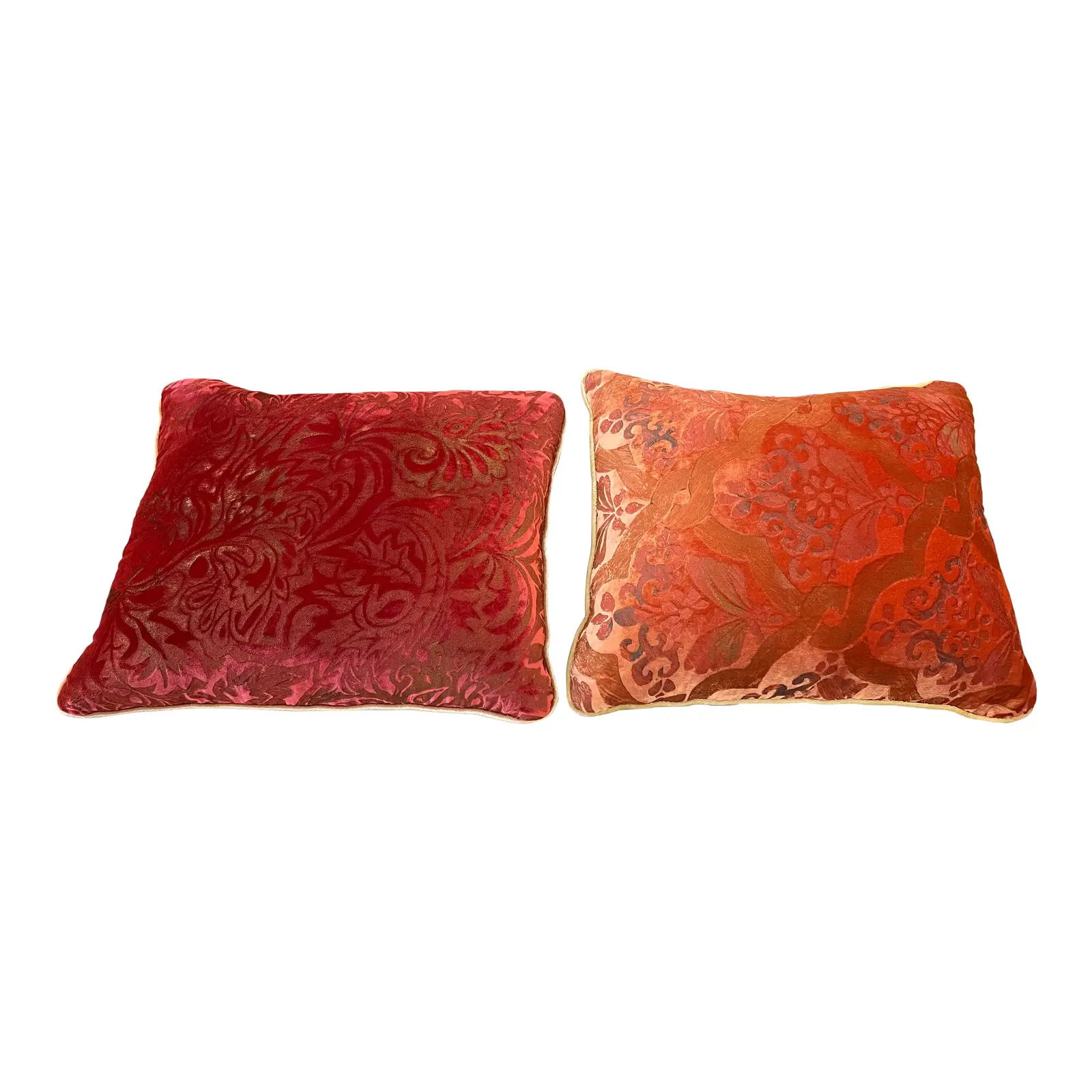 Mirella Spinella Velvet Pillows - a Pair