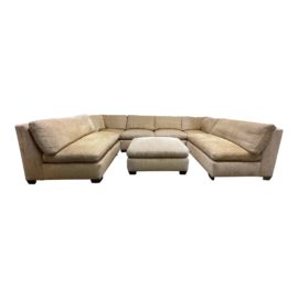 Custom Down Filled Four Piece Sectional. Original Price: $10,000