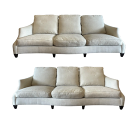 Donghia Custom Ogee Sofas, a Pair. Original Price: $24,000
