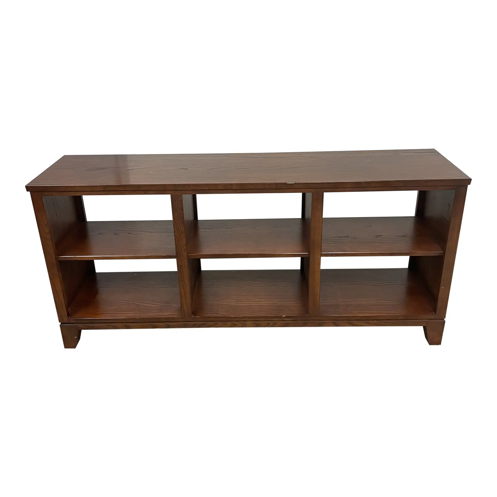 Ethan Allen Horizons Open Console Bookshelf - Design Plus Gallery