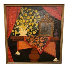 "Mirror of Truth" Collage Still Life Painting