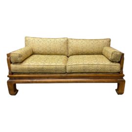 Chinese Elm Loveseat Daybed