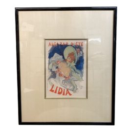 Jules Cheret Alcazar D’ete French Advert