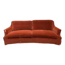 Gregorius Pineo Orleans Crescent Mohair Sofa. Original Price: $14,000