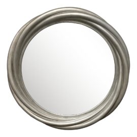 Thomasville Large Silver Ring Round Mirror