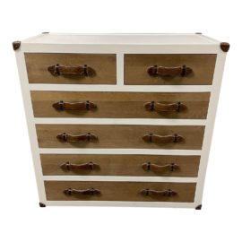Campaign Style Six Drawers Chest