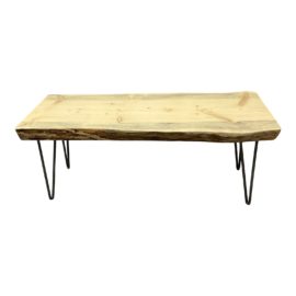 Blue Ash Live Edge Coffee Table