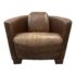 Silk Route Artsome Collection Mona Leather Chair. Original Price: $2,000