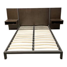 Full Size Crate & Barrel Nightstand Integrated Bed Frame