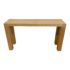 Early 21st Century Custom Design Oak Veneer Parsons Style Veneer Console