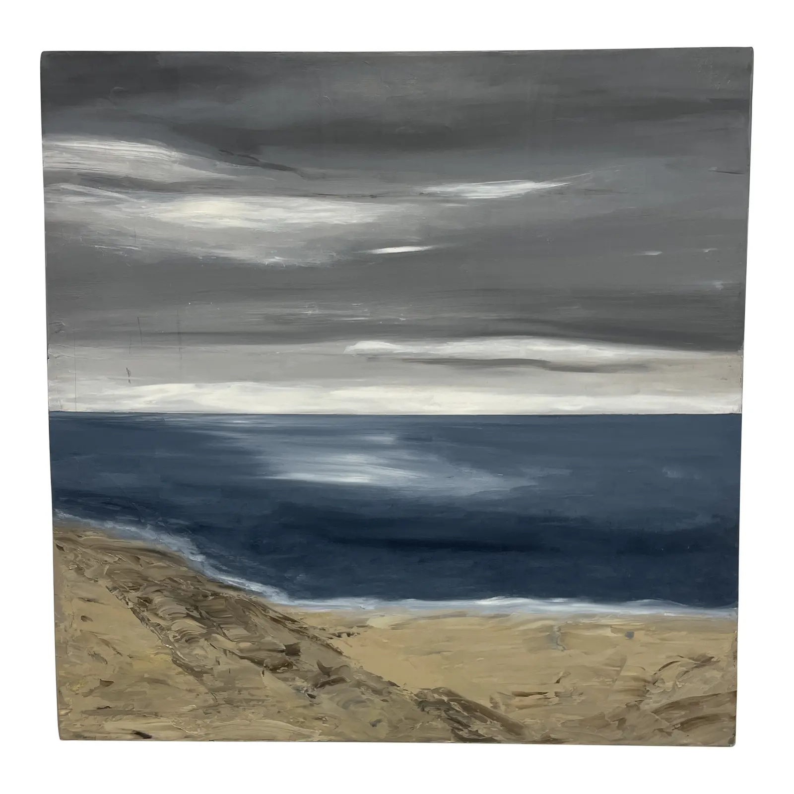 Hilla Hueber Original Oceanscape Acrylic Painting