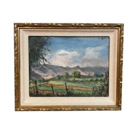Luigi Aghemo- Custom Framed Original Oil Landscape