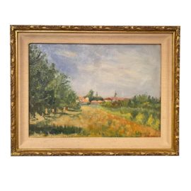 Luigi Aghemo- Custom Framed Original Oil Landscape