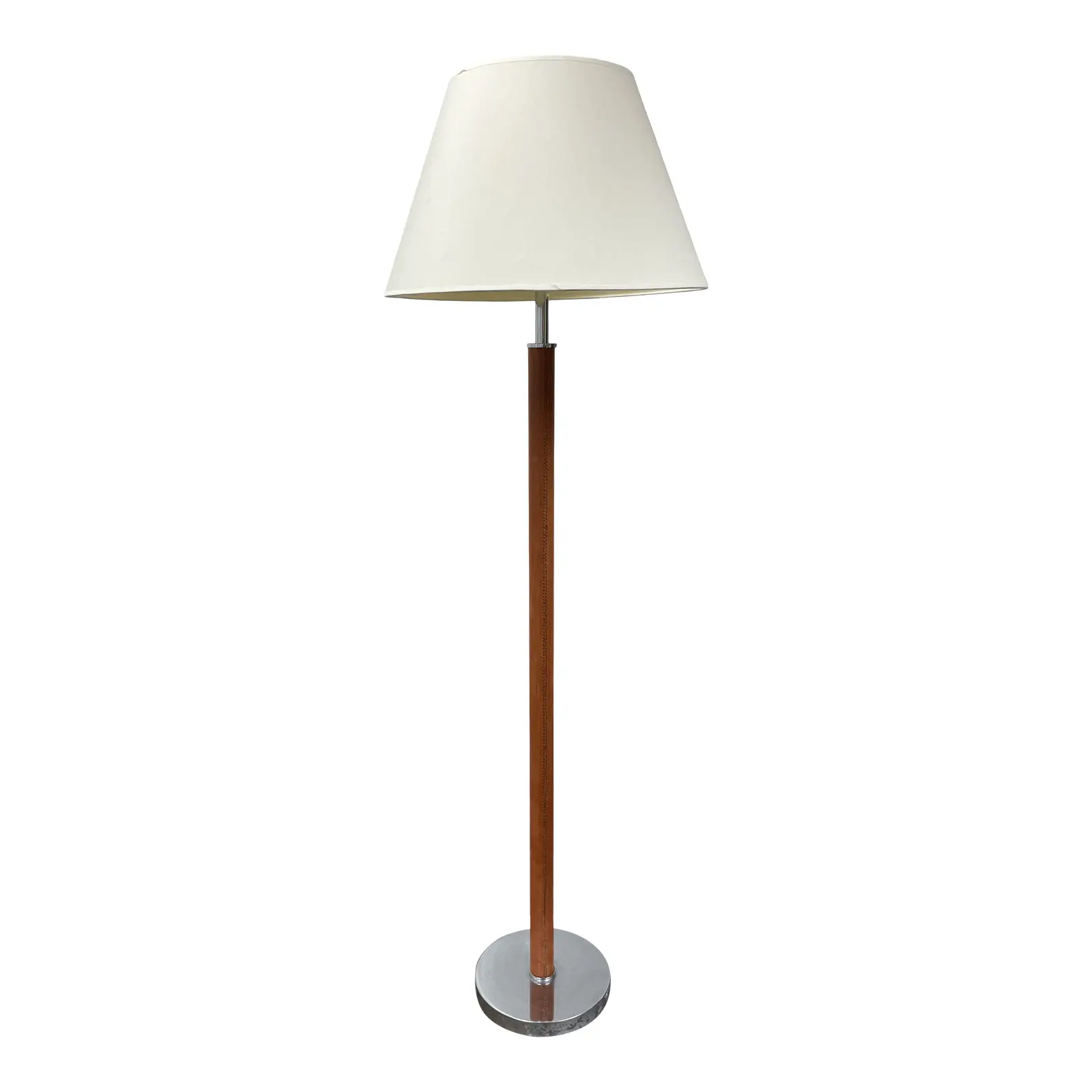 Ralph Lauren Leather Wrapped Floor Lamp