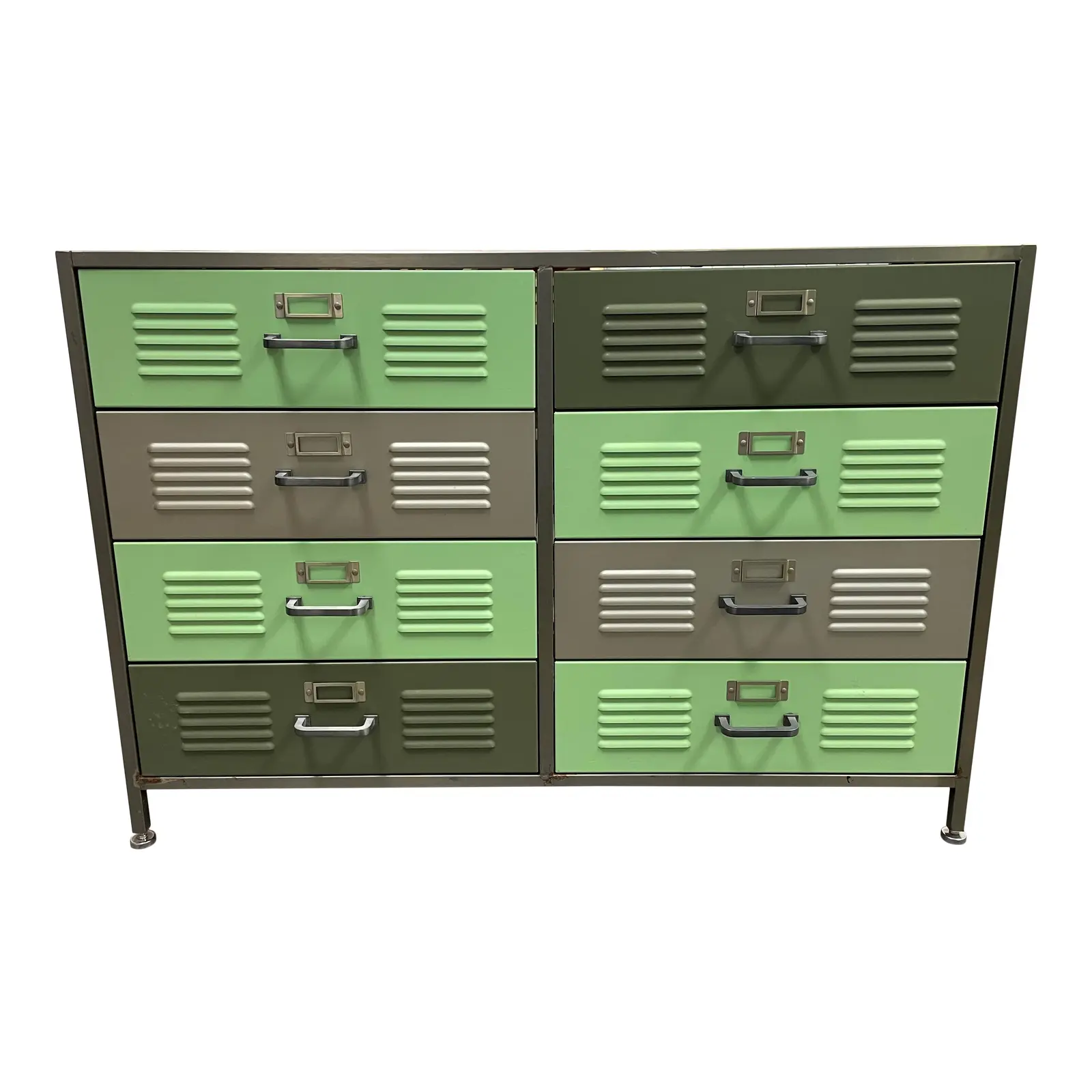Pottery Barn Teen Locker Eight Drawer Dresser. Original Price: $1,100