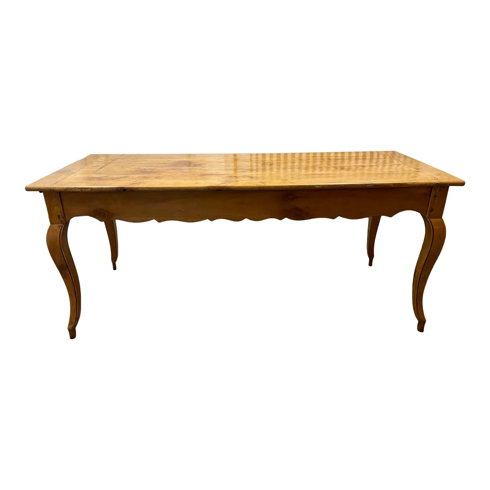 French Antique Fruitwood Table. Original Price: $3,500