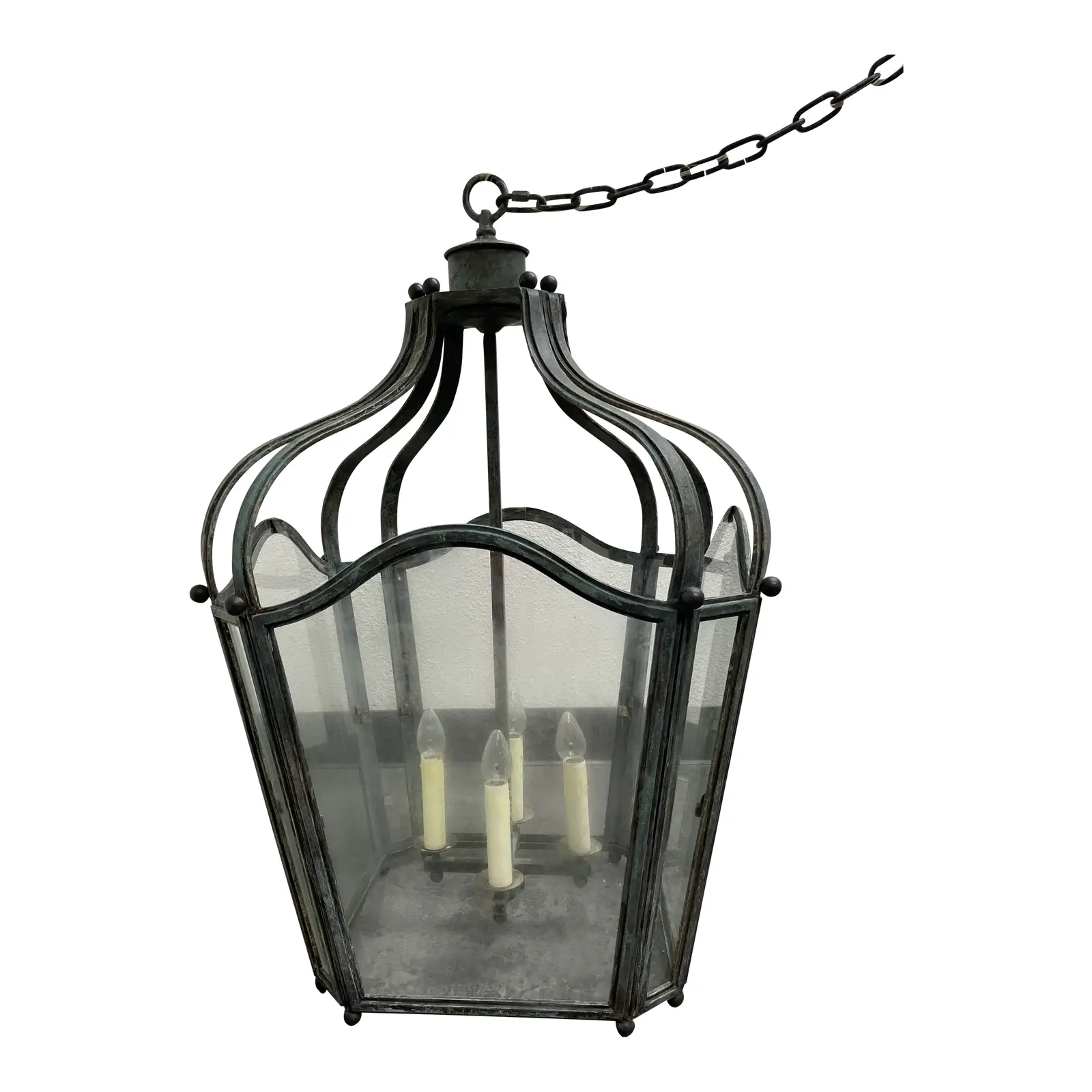Dennis & Leen Navarre Iron + Glass Lantern. Original Price: $3,600