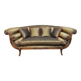 Josephine Homes Custom Italian Loveseat. Original Price: $8,000