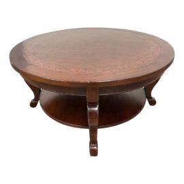 South Cone Furniture Blotter Cabriole Shelf Coffee Table