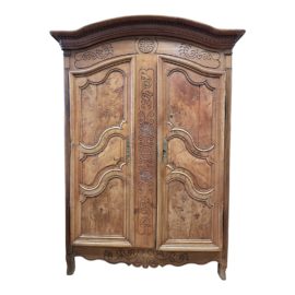 Early 20th Century French Burl Wood Armoire