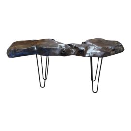 Bob Baker Custom Design Black Walnut Coffee Table