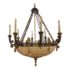 Maitland-Smith Ostrich Egg Dome Eight Light Large Chandelier. Original Price: $6,000