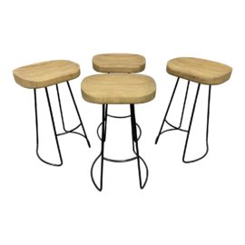 Laurel Foundry Modern Farmhouse Charlie Bar Stool - Set of Four