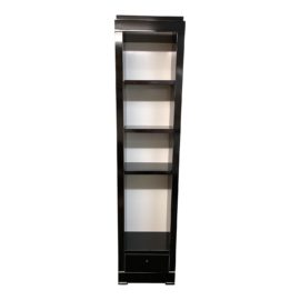 New Arteriors Home Black Lacquer Etagere. Original Price: $3,100