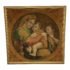 Mid 20th Century Original Framed Painting of Mother & Child on Canvas
