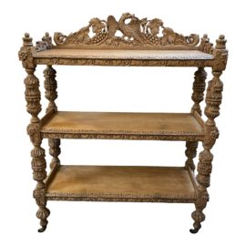 Early 20th Century Carved Eagle Etagere