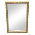 Early 21st Century Gold Gilt Rectangular Botanical Motif Mirror